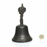 Tibetan bronze bell, 19th - 20th century - 5