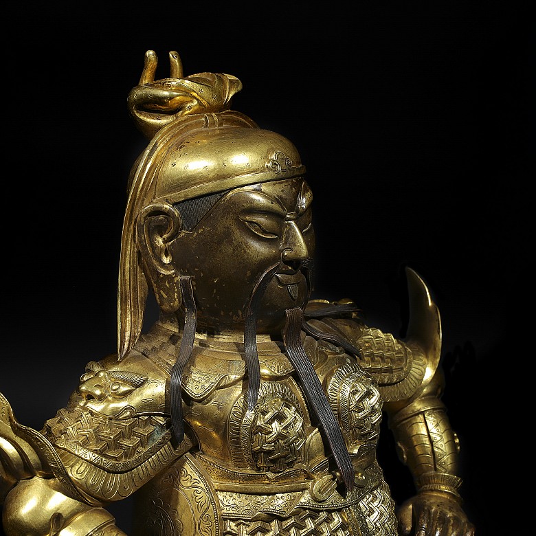 Gilt-bronze figure 