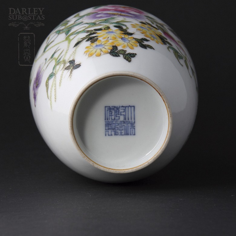 Jarrón porcelana Antiguo Chino - 2