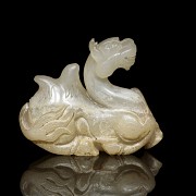 Carved jade camel figure, Tang dynasty