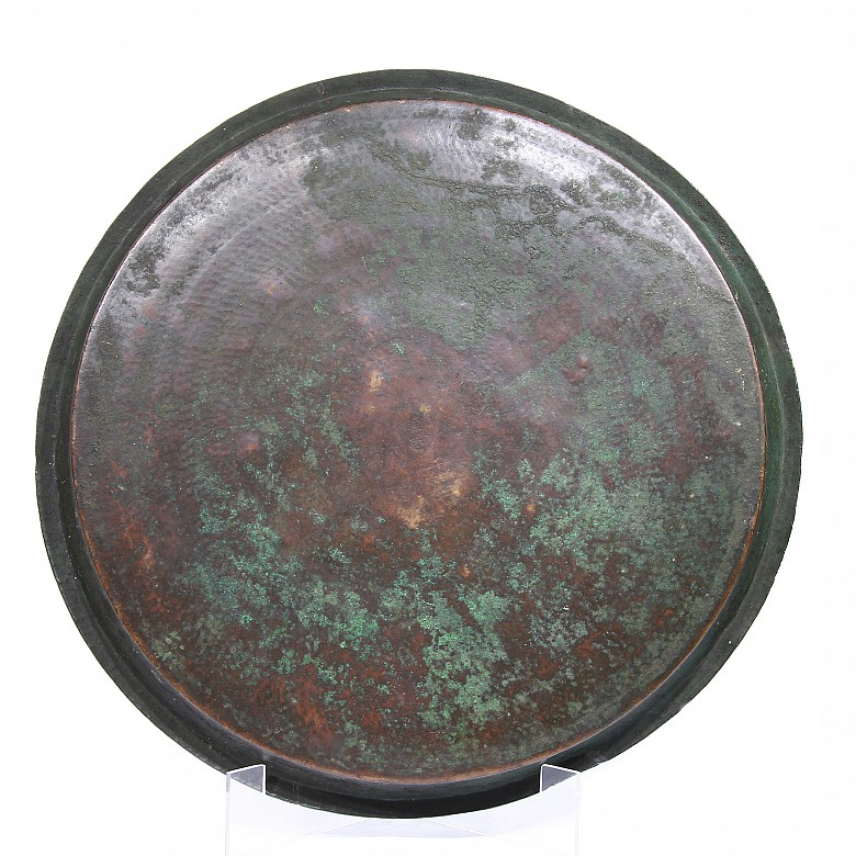 Large copper offering tray, Indonesia - 1