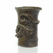 Large vase with glazed dragon, 20th Century - 1