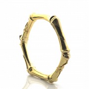 18k yellow gold bracelet - 1