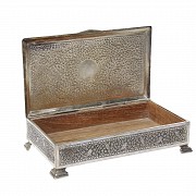 Silver jewelry box, law 800