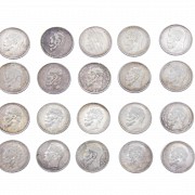 Lote de 20 monedas, Rusia, 1896-1899.