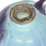 Junyao bowl with dragon-shaped handle, Yuan dynasty (1279-1368).