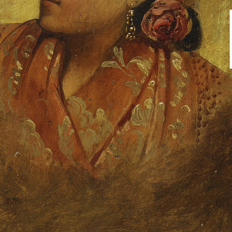 Escuela española S.XIX “Retrato de dama