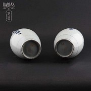 Pareja de jarrones japoneses porcelana S.XVIII - 2