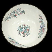 Large enamelled porcelain bowl 