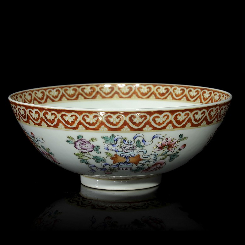 Enameled porcelain bowl, with Daoguang mark - 2