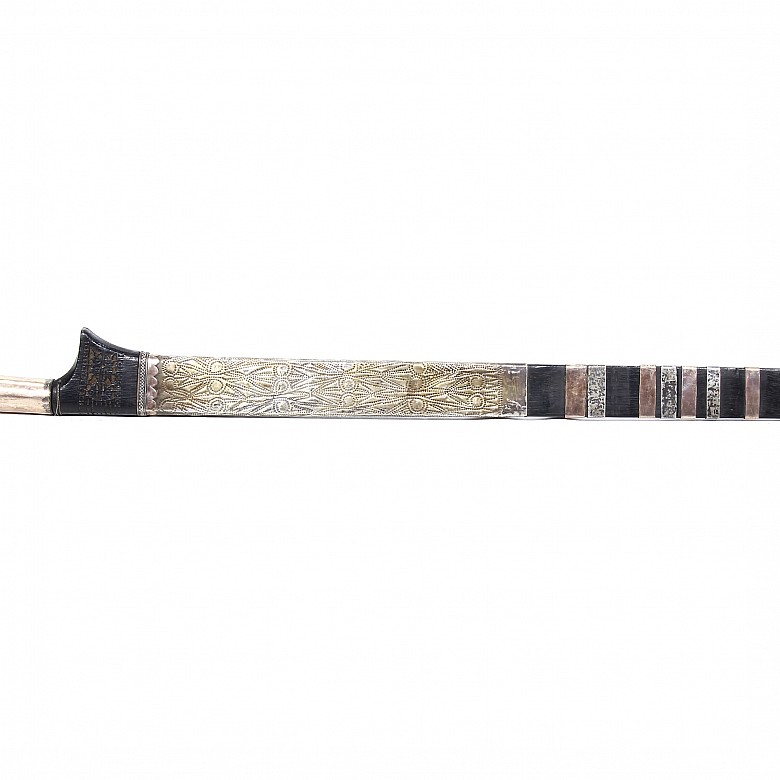 Indonesian golok with ebony and metal sheath, 19th century - 2