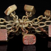 Chinese nine seals linked in chains, Qing dynasty