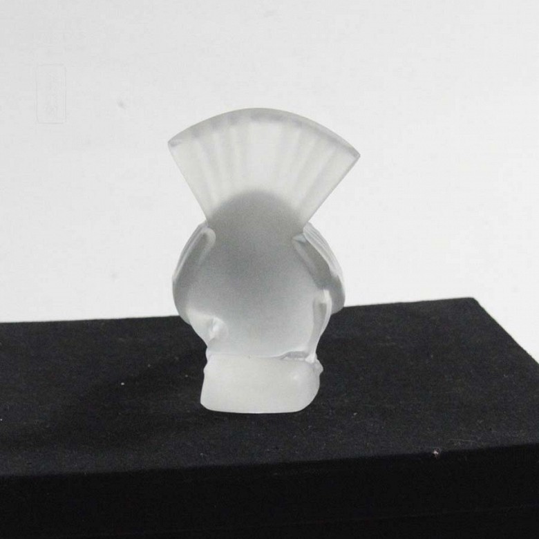 Pareja pájaro de cristal Lalique, - 8