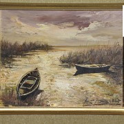 Rafael Daroca (1927) “Albufera's boat”, 1979.