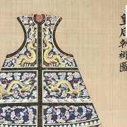 Page from the inventory of the imperial trousseau, Qing dynasty.