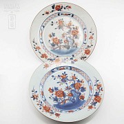 Pareja de platos Chinos siglo XVIII - 4