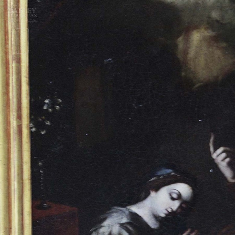 La Anunciación pintura del siglo XVII - 4