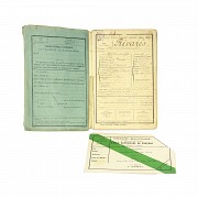 Documents of the French infantry regiment, 19th century - 1