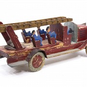 Toy fire truck, first half of the 20th century