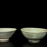 Dos cuencos de cerámica vidirada, dinastía Song - 7