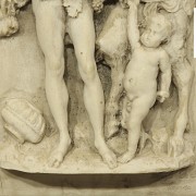 Relieve de alabastro tallado, Professor Giuseppe Lazzerini, Carrara, 1869 - 3