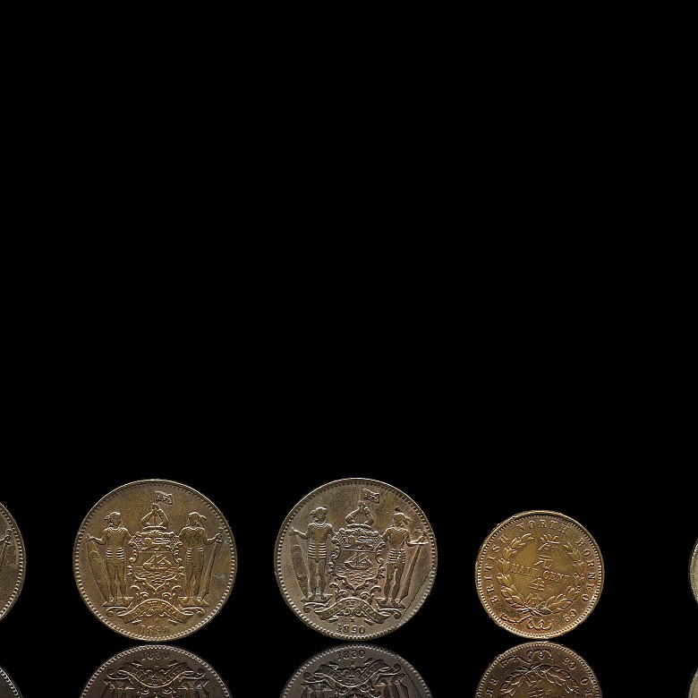 Four Borneo coins, XIXth century - 4