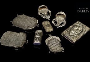 Small silver objects, 19th - 20th century