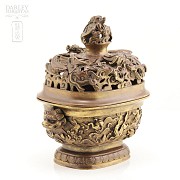 Chinese bronze censer seventeenth century - 1