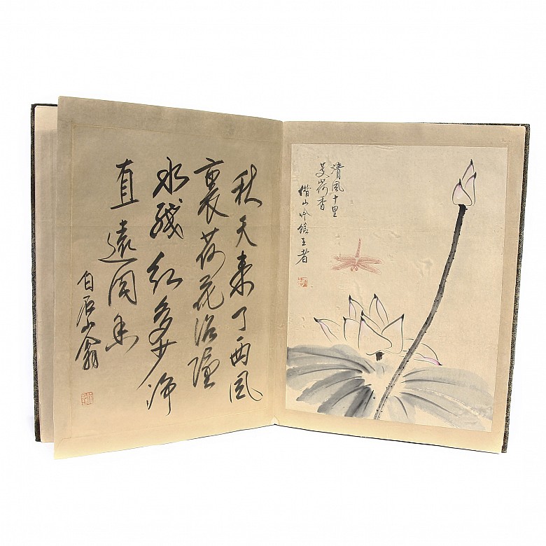 Libro de acuarelas. Qi Baishi, s.XX