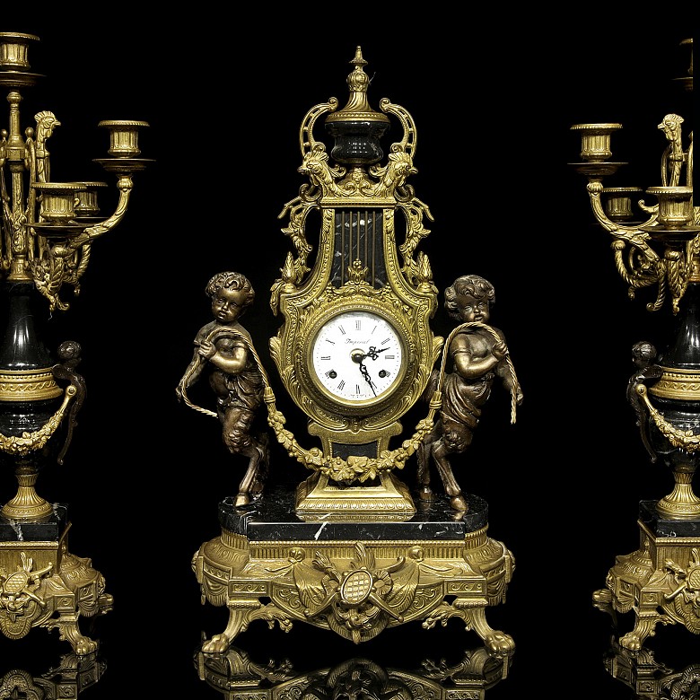 Louis XVI style, hinged clock, 20th century