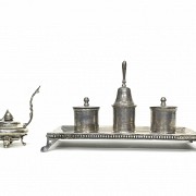 Lot of Spanish silver objects, 20th century