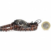 Tibetan necklace with beads.