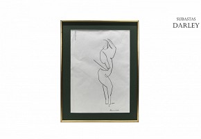 Fernand Dubuis (1908-1991) “Desnudo”