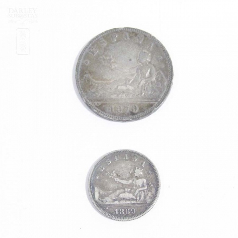Monedas Españolas de plata - 5