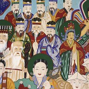 Thangka de seda pintada, Corea, s.XIX-XX - 3