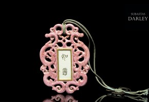 Enamelled porcelain plaque, Qing dynasty