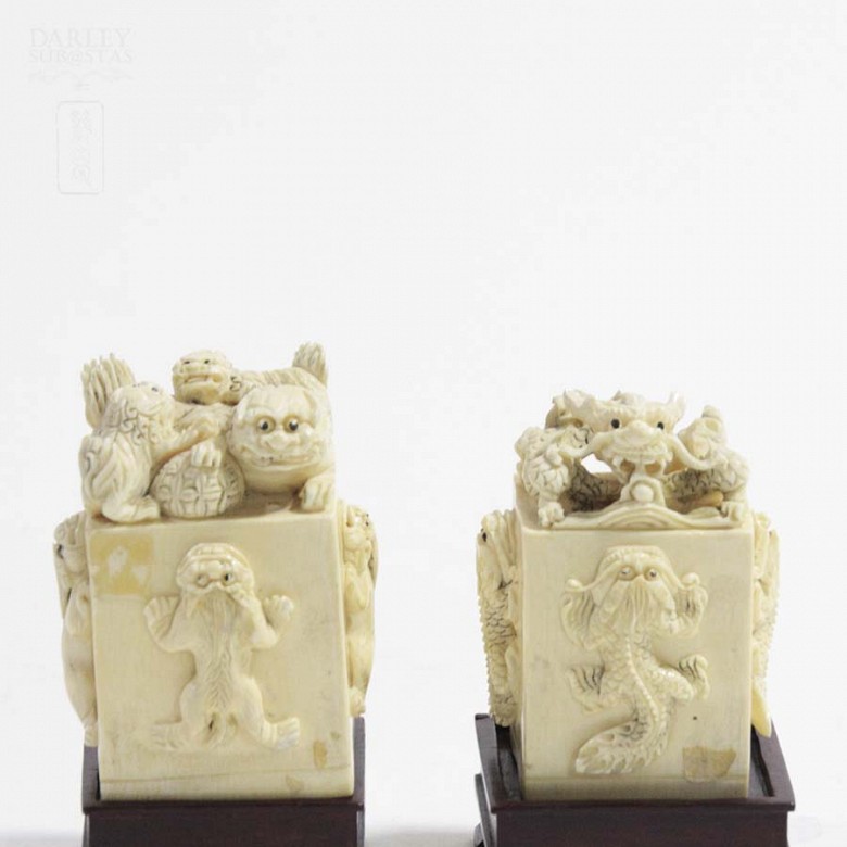 Ivory Chinese Seals - 1