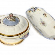 Candy container and tray by Antonio Peyró (1882-1954). - 1