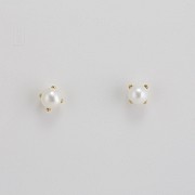 Baby pearl earrings - 1