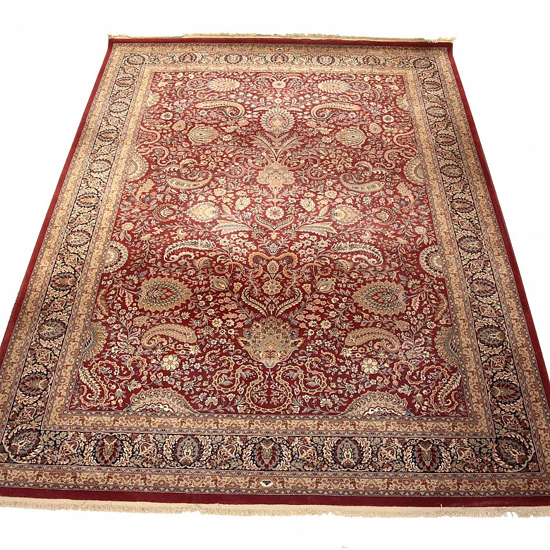 Oriental wool rug, 20th century