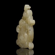 Colgante de jade blanco, dinastía Han del este
