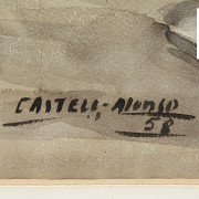 Vicente Castell Alonso (s.XX) “Vista”, 1958 - 3