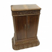 Vicente Andreu, between 1954 and 1968. Bar cabinet with carved decoration. - 3