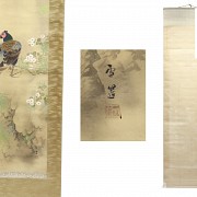 Lote de tres pinturas, China, s.XX