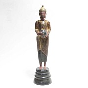 Cambodian wooden figure - 1
