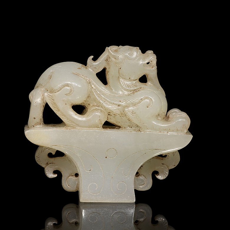 Jade 'Dragon' seal, Western Han dynasty