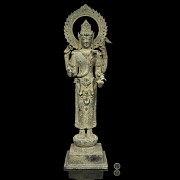 Estatua de bronce de Vishnu - 4