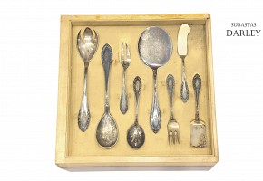 Silver cutlery 916, Spain, Sugranes, meds.s.XX