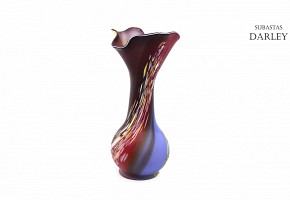 Murano glass vase, 20th century.