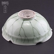 vasija de ceramica verde - 3